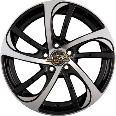 INFINY PARIS Bright Black Machined Face 7.50x18 5x108 INFINY PARIS Bright Black Machined Face 7.50x18 5x108