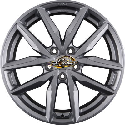CMS C28 SR Racing Silber — Zilver lichtmetalen velg