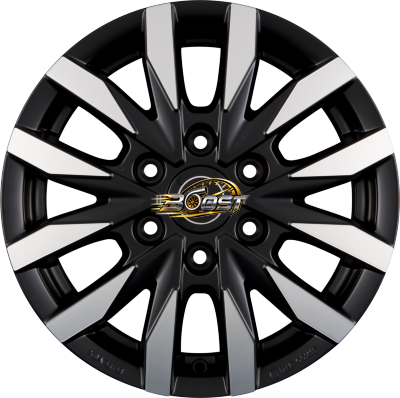 BORBET CW6 Black Polished Matt 6.50x16 6x130 BORBET CW6 Black Polished Matt 6.50x16 6x130