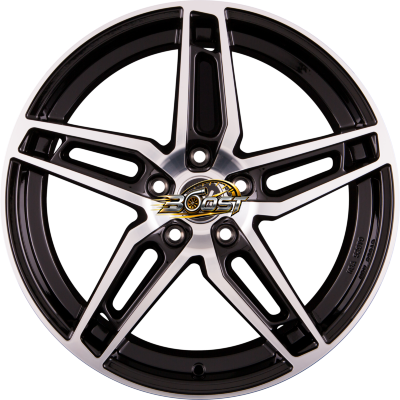 DBV 5DS 005 Schwarz Glänzend Front Poliert 6.50x16 5x100 DBV 5DS 005 Schwarz Glänzend Front Poliert 6.50x16 5x100