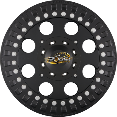 DELTA 4x4 FORCE 20 BEADLOCK Matt Schwarz — Zwart lichtmetalen velg