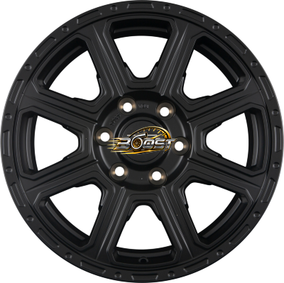 DOTZ KALAHARI BLACK - Schwarz Matt — Zwart lichtmetalen velg