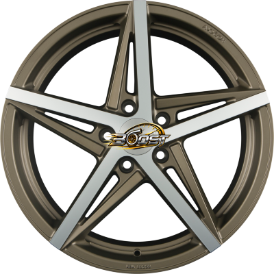 AXXION AX10 Bronze Matt Poliert (BRP) — Brons lichtmetalen velg