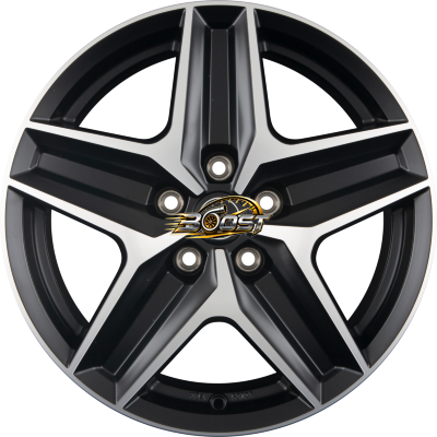BORBET CWZ Black Polished Matt — Zwart lichtmetalen velg