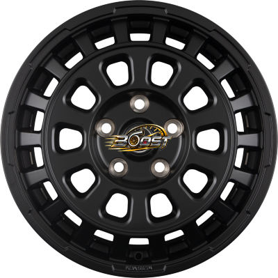 BORBET CW7 Black Matt — Zwart lichtmetalen velg