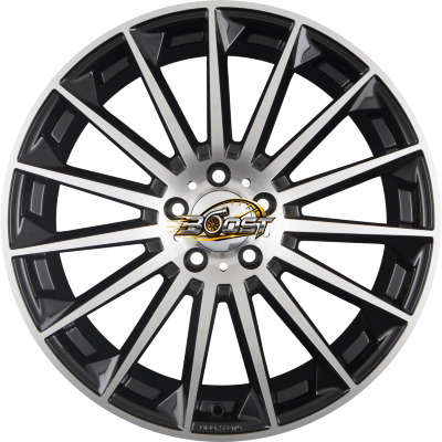 2DRV by WHEELWORLD WH39 Schwarz Hochglanzpoliert (SP+) — Zwart lichtmetalen velg