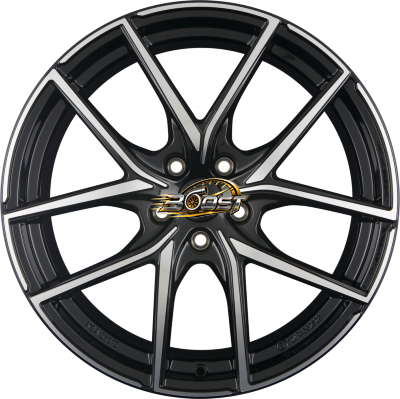 DEZENT TO DARK - Schwarz Frontpoliert 8.00x19 5x108 DEZENT TO DARK - Schwarz Frontpoliert 8.00x19 5x108