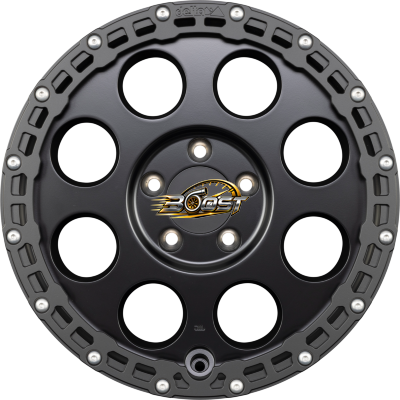 DELTA 4x4 KLASSIK B RUGGED Schwarz Matt — Zwart lichtmetalen velg