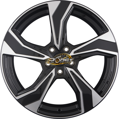 DEZENT KB DARK - Schwarz Frontpoliert 7.50x19 5x114 DEZENT KB DARK - Schwarz Frontpoliert 7.50x19 5x114