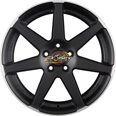 MOMO SEVEN Black Matt Polished 8.50x19 5x112 MOMO SEVEN Black Matt Polished 8.50x19 5x112