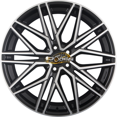 1000 MIGLIA MM1023 Black Polished — Zwart lichtmetalen velg