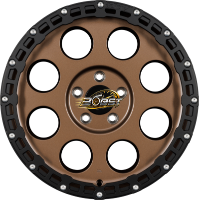 DELTA 4x4 KLASSIK B RUGGED Sahara Bronze - Aluring Schwarz Matt — Brons lichtmetalen velg