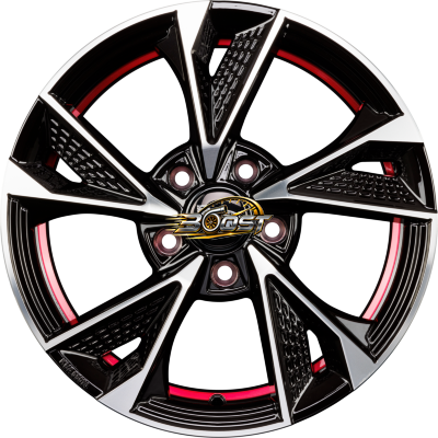 MAM RS6 Black Front Polish Red Inside (BFPRI) 8.00x18 5x114 MAM RS6 Black Front Polish Red Inside (BFPRI) 8.00x18 5x114