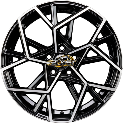 GMP ITALIA CARTESIO Black Diamond — Zwart lichtmetalen velg