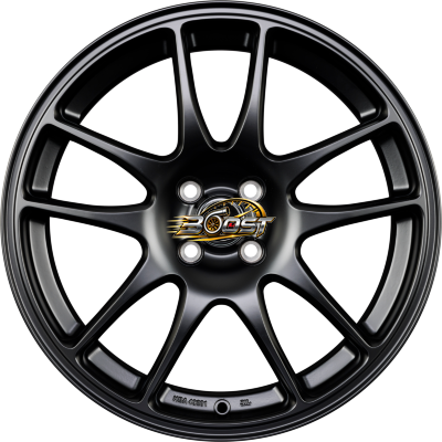 BORBET RS Black Matt — Zwart lichtmetalen velg