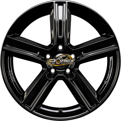 DBV VEGAS KG BLACK - Schwarz — Zwart lichtmetalen velg