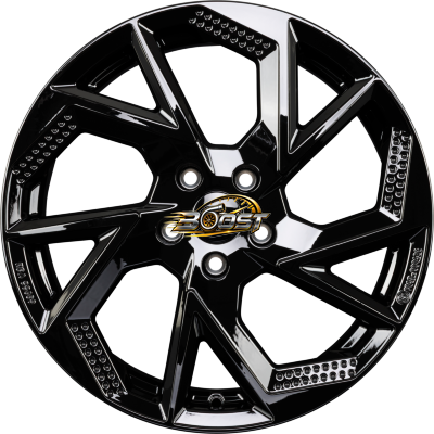 DBV NAPOLI AP BLACK - Schwarz Glänzend — Zwart lichtmetalen velg