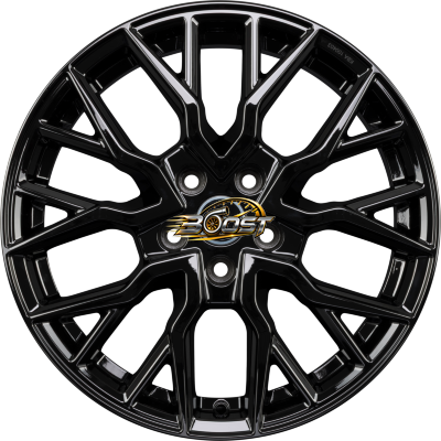 GMP ITALIA BOOSTER Glossy Black — Zwart lichtmetalen velg