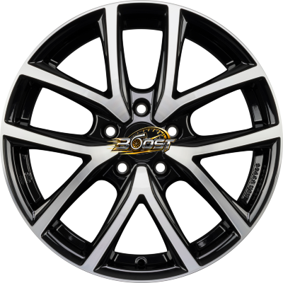 itWHEELS MIRA Diamond Black Front Polished 7.50x18 5x108 itWHEELS MIRA Diamond Black Front Polished 7.50x18 5x108