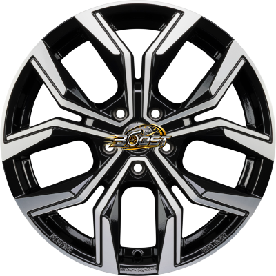 RACER WHEELS CARVER Noir Brillant Face Polie - Bright Black Machined 6.00x15 4x108 RACER WHEELS CARVER Noir Brillant Face Polie - Bright Black Machined 6.00x15 4x108
