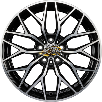 RACER WHEELS MYGAL Noir Brillant Face Polie - Bright Black Machined 8.00x18 5x112 RACER WHEELS MYGAL Noir Brillant Face Polie - Bright Black Machined 8.00x18 5x112