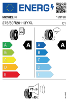 EU-label voor MICHELIN PILOT SPORT 5 ENERGY