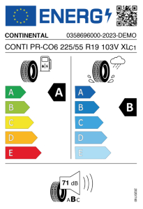 EU tyre label