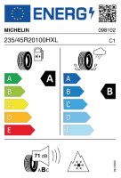 EU-label voor MICHELIN CROSS CLIMATE 2 SUV