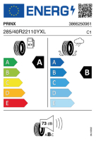EU-label voor PRINX XNEX SPORT EV