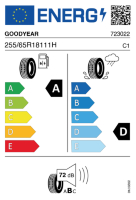 EU-label voor GOODYEAR Wrangler TERRITORY AT/S