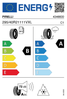 EU-label voor PIRELLI SCORPION WINTER 2