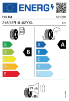 EU-label voor FULDA SPORTCONTROL 2