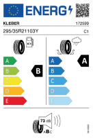 EU-label voor KLEBER DYNAXER HP5 SUV