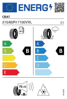EU-label voor CEAT 4 SEASONDRIVE +