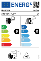 EU-label voor MICHELIN CROSS CLIMATE 2
