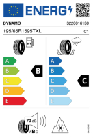 EU-label voor DYNAMO SNOW‑H MSL01