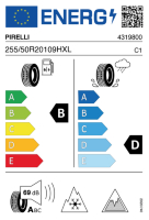 EU-label voor PIRELLI ICE ZERO ASIMMETRICO