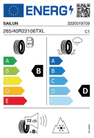 EU-label voor SAILUN ICE BLAZER ARCTIC EVO
