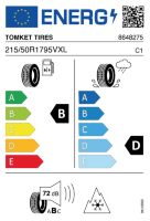 EU-label voor TOMKET TIRES ALLYEAR 3