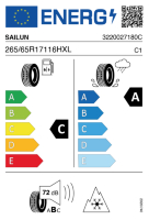 EU-label voor SAILUN ICE BLAZER ALPINE EVO2 (WSL4A)