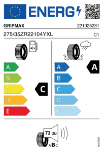 GRIPMAX PR-SPO  275/35 R22 104 Y