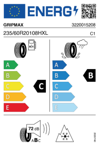 GRIPMAX E-WINTER  235/60 R20 108 H