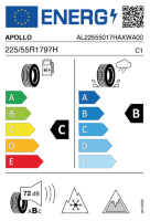 EU-label voor APOLLO ASPIRE XP WINTER