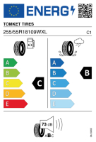 EU-label voor TOMKET TIRES SPORT