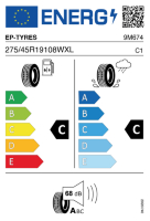 EU-label voor EP-TYRES ACCELERA IOTA ST68