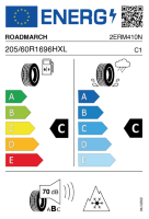 EU-label voor ROADMARCH SNOWROVER 868