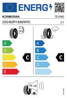 EU-label voor KORMORAN ROAD PERFORMANCE
