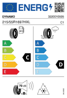 EU-label voor DYNAMO SNOW‑H MWH01