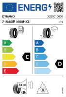 EU-label voor DYNAMO SNOW‑H MWH02