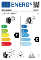 EU-label voor GOODYEAR ULTRAGRIP ICE SUV GEN-1
